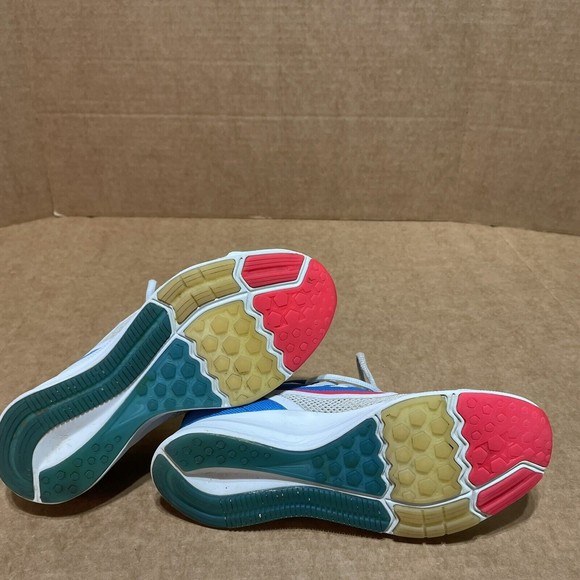 Nike 4.5Y/Womens 6 Bomb Pop CD8137-400 Tennis Shoe Downshifter Heat Check White - Picture 7 of 9